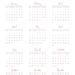 calendarカレンダー2025年