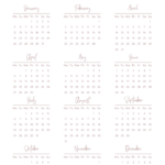 calendarカレンダー2026年
